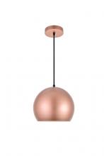 Elegant LD2404HG - Kasey 1 Light Honey Gold Pendant