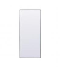 Elegant MR4FL3072S - Metal Frame Rectangle Full Length Mirror 30x72 Inch in Silver