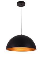 Elegant LDPD2042 - Circa Collection Pendant D15.5in H8in Lt:1 Black Finish