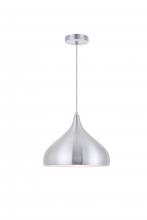 Elegant LDPD2046BN - Circa 1 Light Burnished Nickel Pendant