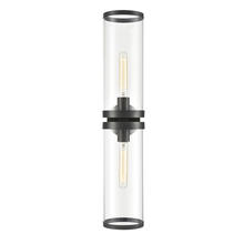 Alora Lighting WV311602UBCG - Revolve Ii Clear Glass/Urban Bronze 2 Lights Wall/Vanity