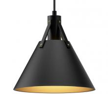 Alora Lighting PD584510MB - Archer 10-in Matte Black 1 Light Pendant