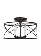 Visual Comfort & Co. Studio Collection CF1134AI - Beatrix Casual 4-Light Indoor Dimmable Medium Semi-Flush Mount Ceiling Light