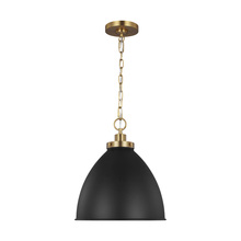 Studio Co. VC CP1291MBKBBS - Wellfleet Medium Dome Pendant