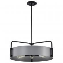 Nuvo 60/7854 - Altos 5 Light Large Pendant; Gray and Matte Black Finish