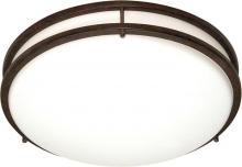 Nuvo 60/908 - Glamour - 3 Light CFL - 13" - Flush Mount - (3) 13w GU24 / Lamps Included