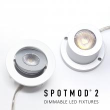 Diode Led DI-SPOT-SP2-30-20-BA - SPOTMOD2 Dimmable 3000K ALUM FINISH 20 DEGREE LENS