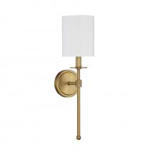 Savoy House Meridian M90057NB - 1-Light Wall Sconce in Natural Brass