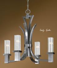 Uttermost 21250 - Four Light Brushed Nickel Plated Up Chandelier