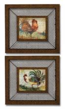 Uttermost 50763 - Le Rooster Framed Art Set/2