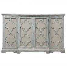 Uttermost 24520 - Sophie 4 Door Grey Cabinet