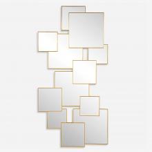  09744 - Soren Copper Squares Mirror