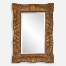  09971 - Emerson Scalloped Antique Gold Mirror