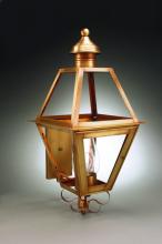 Northeast Lantern 1061-AC-CIM-CSG - Wall Antique Copper Medium Base Socket With Chimney Clear Seedy Glass