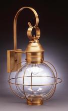 Northeast Lantern 2841-AB-LT2-OPT - Caged Round Wall Antique Brass 2 Candelabra Sockets Optic Glass