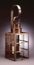 Northeast Lantern 5151-AB-CIM-CSG - Can Top H-Bars Wall Antique Brass Medium Base Socket With Chimney Clear Seedy Glass