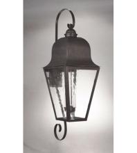 Northeast Lantern 6428-AC-LT3-CLR - Bracket Wall Fixture  Top & Bottom Scroll Antique Copper Finish  3 Candelabra Sockets  Cle