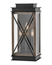 Hinkley 11195BK - Large Wall Mount Lantern