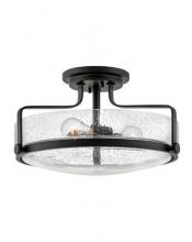 Hinkley 3643BK-CS - Medium Semi-Flush Mount