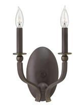 Hinkley 3592OZ - Two Light Sconce