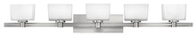 Hinkley 5025BN - Five Light Vanity