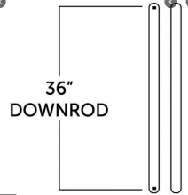 Fanimation DR1-36MW - 36-inch Downrod - MW
