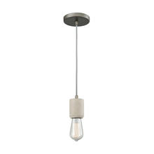 ELK Home 33236/1 - Socketholder 1-Light Mini Pendant in Weathered Zinc