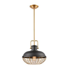 ELK Home 46585/1 - Nostalgia 1-Light Pendant in Matte Black