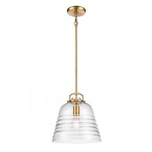 ELK Home 67886/1 - Current 12'' Wide 1-Light Pendant - Satin Brass