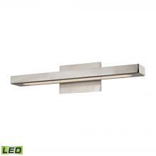 ELK Home BVL390-10-16M - Newbury 1-Light Vanity Sconce in Matte Satin Nickel with Opal White Glass Diffuser - Integrated LED