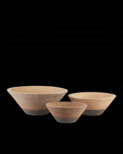 Currey 1200-0466 - Cottage Black Bowl Set of 3