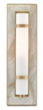 Currey 5800-0016 - Bruneau Brass Wall Sconce