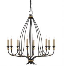 Currey 9000-0214 - Folgate Small Black Chandelier