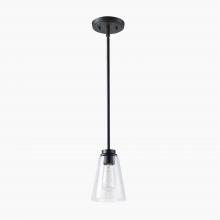 Affinity KMP1-BK-CNC - Karen 1 light mini pendant, black, cone clear