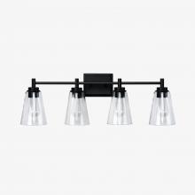 Affinity KV4-BK-CNC - Karen 4 light vanity, black, cone clear